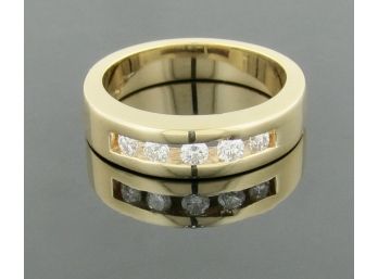 14k Yellow Gold Diamond Ring