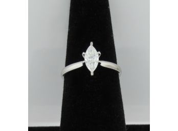 Classic Marquise .70 Carat Diamond Engagement Ring