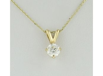 .40 Carat Round Diamond Pendant