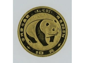 1/10 Panda Gold Coin 1983