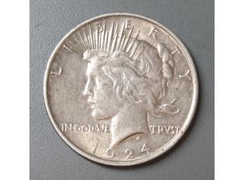 1924 Peace Silver Dollar