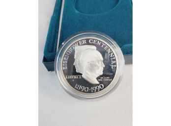 1990 United States Mint PROOF Eisenhower Silver Dollar