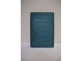 1890 Three Men In A Boat By Jerome K. Jerome Hardcover (B)