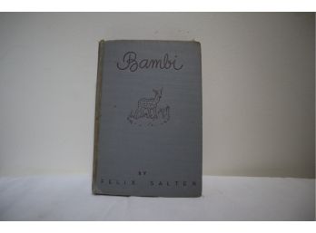 1931 Bambi By Felix Salten Hardcover (M)