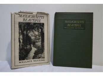 1924 Signed Wallace Nutting Massachusetts Beautiful Hardcover (B)