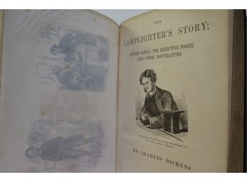 1800's Lamplighters Story By Charles Dickens Hardcover (B)