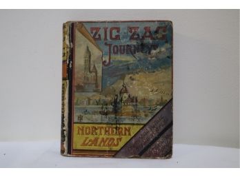 1800's Zig Zag Journeys In Northern Lands Butterworth Hardcover  (B)