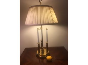 Brass Base Table Lamp.