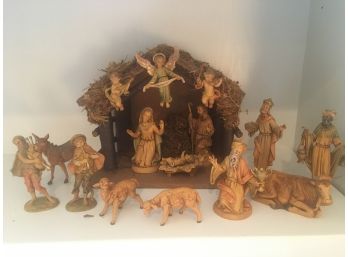 Vintage Italian Fontanini Depose Nativity Set.