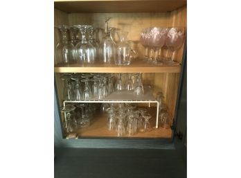 Glasses Lot Cordial, Wine & Shot Glasses #1