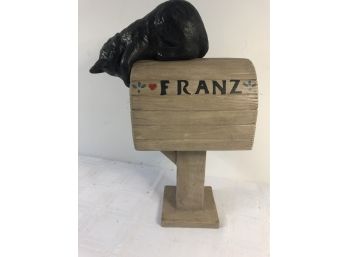 Cat / Mouse Ceramic Mailbox