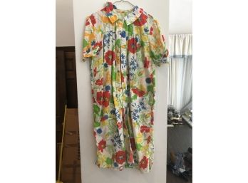 Vintage Floral House Coat