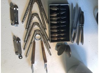 22 Pc Lot Nutrackers, Cornholders & Can Openers