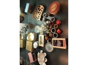 Coasters, Trivets, Ashtrays, Napkin Holders Lot