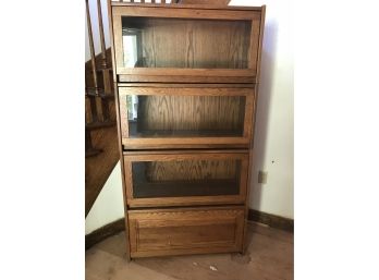 1985 Oak Barrister Bookcase