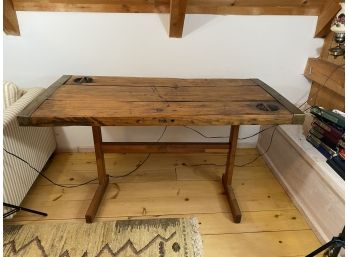 Vintage Liberty Ship Hatch Door Converted To A Table