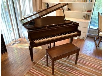 Hardman  Peck & Co. Baby Grand Piano With Bench