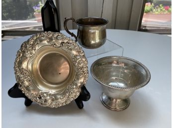 The Pieces Of Sterling Silver Table Wares 5.52 Ozt