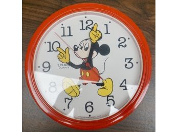 Lorus Mickey Wall Clock