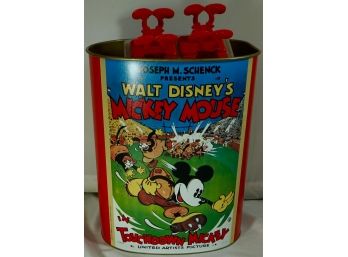 Mickey Mouse Pail -FULL Of 20 Mystery Item, All Mickey !!!!