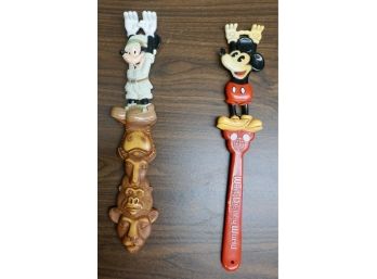 2 Mickey Mouse Back Scratchers