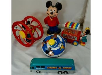 Lot Of 5 Vintage Mickey Mouse Toys