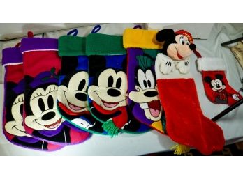 7 Mickey/ Minnie Mouse Xmas Stockings