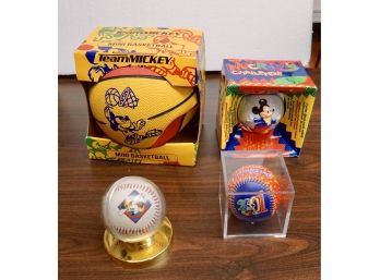 4 Disney /Mickey Balls