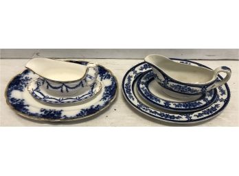 Lot Of Blue And White Porcelain