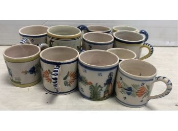 Quimper Mugs In Assorted Sizes