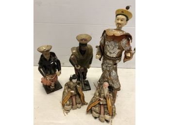 Five Assorted Oriental Figures