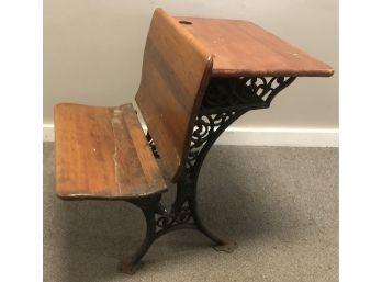 Vintage Folding Student Desk