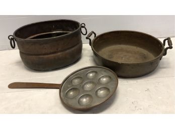 Three Piece Copper Lot