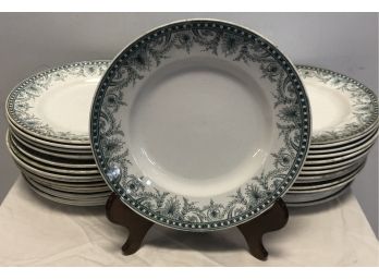 Set Of Thirty-one St. Amand Plates