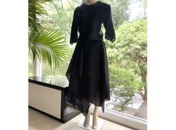 Vintage Mary Mcfadden Couture Jacket & Skirt