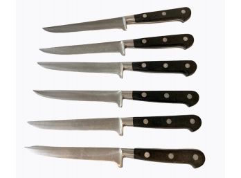 Set Of Six Vintage Sabatier French Steak Knives