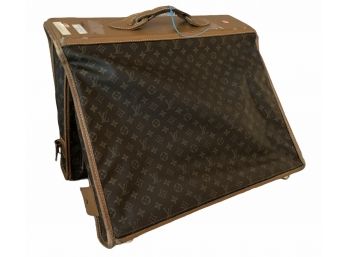 Vintage Louis Vuitton Folding Garment Bag Monogram Canvas Suitcase  (A)