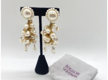 1960s Miriam Haskell Vintage Clip On Earrings From Bergdorf Goodman