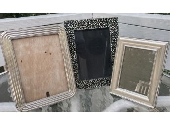 Abalone And Silver Frames