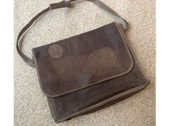 Vintage Carlos Falchi Leather Mailbag