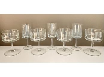 Seven Vintage Dansk Karin Stemmed Glasses