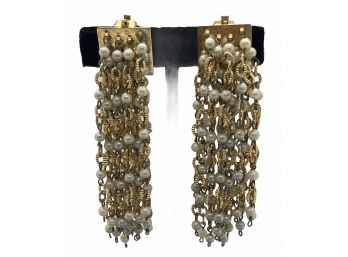 Vintage Multi Strand Drop Earrings