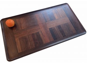 Very Rare Vintage Jens Quistgaard Dansk Cocobolo Rosewood Serving Board 26.5' X 15'.