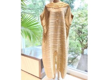 Vintage Golden Tunic Circa 1970 Purchased In Morocco