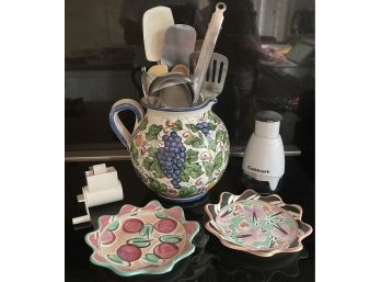 Kitchen Lot With Jug And Utensils (A)