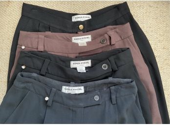 Four Pairs Women's  Trousers From Sonia Rykiel