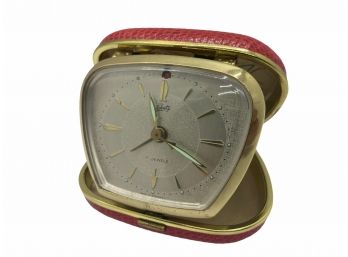 Vintage Schatz 7 Jewel Travel Alarm Clock