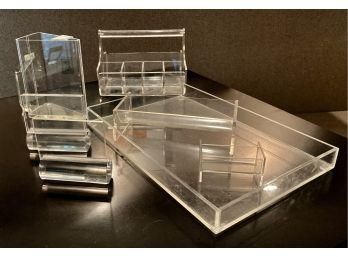 Collection Of Vintage Lucite Items