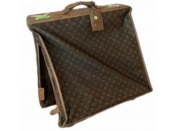 Vintage Louis Vuitton Folding Garment Bag Monogram Canvas Suitcase (B)