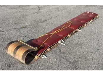 A Vintage Long Toboggan - 8' Long!